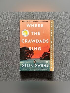 Delia Owen’s Where The Crawdads Sing Paperback Book